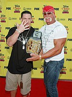 Photo of John Cena and Hulk Hogan<br>at the 2005 Teen Choice Awards at the Gibson Amphitheatre in Universal City, August 14th 2005. Photo by Chris Walter/Photofeatures.