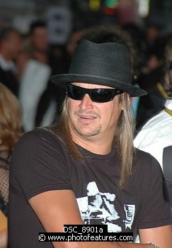 Photo of Kid Rock at  Arrivals for 2005 World Music Awards  at Kodak Theatre in Hollywood. 8-31-2005.<br>Photo by Chris Walter/Photofeatures , reference; DSC_8901a