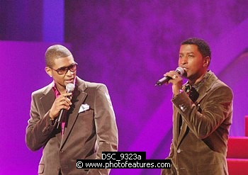 Photo of Usher and Babyface  , reference; DSC_9323a