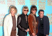 Photo of Bon Jovi at  Arrivals for 2005 World Music Awards  at Kodak Theatre in Hollywood. 8-31-2005.<br>Photo by Chris Walter/Photofeatures