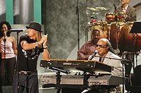 Photo of Kid Rock and Stevie Wonder 