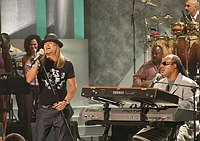 Photo of Kid Rock and Stevie Wonder 