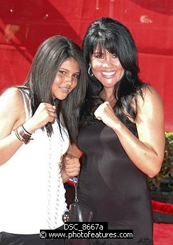 Photo of Mia St John and daughter Paris , reference; DSC_8667a