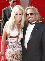 Photo of Vince Neil and wife Lia Gerardini