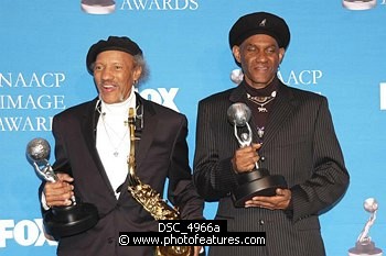 Photo of The Neville Brothers at the 37th Annual NAACP Image Awards at the Shrine Auditorium in Los Angeles, February 25th 2006<br>Photo by Chris Walter/Photofeatures , reference; DSC_4966a