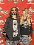 Photo of Rob Zombie and Sheri Moon Zombie at the Spike TV 2006 Scream Awards in Hollywood, October 7th 2006.<br>