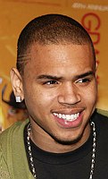 Photo of Chris Brown<br>at the 49th Annual (2007) Grammy Awards Nominations at Music Box in Holywood, December 7th 2006.<br>Photo by Chris Walter/Photofeatures