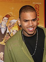 Photo of Chris Brown<br>at the 49th Annual (2007) Grammy Awards Nominations at Music Box in Holywood, December 7th 2006.<br>Photo by Chris Walter/Photofeatures