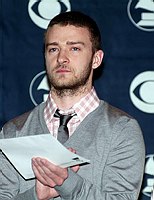 Photo of Justin Timberlake<br>at the 49th Annual (2007) Grammy Awards Nominations at Music Box in Holywood, December 7th 2006.<br>Photo by Chris Walter/Photofeatures