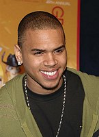 Photo of Chris Brown<br>at the 49th Annual (2007) Grammy Awards Nominations at Music Box in Holywood, December 7th 2006.<br>Photo by Chris Walter/Photofeatures