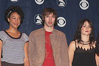 Photo of Corinne Bailey Rae, James Blunt and KT Tunstall<br>at the 49th Annual (2007) Grammy Awards Nominations at Music Box in Holywood, December 7th 2006.<br>Photo by Chris Walter/Photofeatures