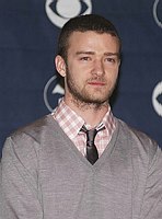 Photo of Justin Timberlake<br>at the 49th Annual (2007) Grammy Awards Nominations at Music Box in Holywood, December 7th 2006.<br>Photo by Chris Walter/Photofeatures