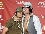 Photo of Criss Angel and Tommy Lee in the Press Room at Spike TV's 'Scream 2007' held at The Greek Theatre on October 19, 2007 in Los Angeles, California. <br>Photo by Chris Walter/Photofeatures