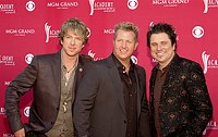 Photo of Rascal Flatts at the 2008 ACM Awards at MGM Grand in Las Vegas, May 18 2008.