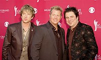 Photo of Rascal Flatts at the 2008 ACM Awards at MGM Grand in Las Vegas, May 18 2008.