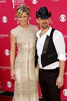 Photo of Sugarland - Jennifer Nettles and Kristian Bush at the 2008 ACM Awards at MGM Grand in Las Vegas, May 18 2008.