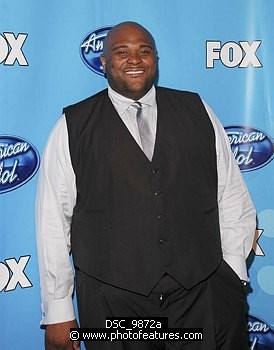 Photo of Ruben Studdard at the 2008 American Idol Final Show at the Nokia Theatre in Los Angeles, May 20th 2008.<br>Photo by Chris Walter/Photofeatures , reference; DSC_9872a