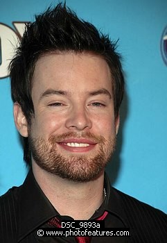 Photo of David Cook at the 2008 American Idol Final Show at the Nokia Theatre in Los Angeles, May 20th 2008.<br>Photo by Chris Walter/Photofeatures , reference; DSC_9893a