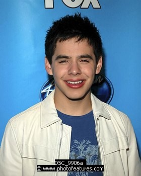 Photo of David Archuleta at the 2008 American Idol Final Show at the Nokia Theatre in Los Angeles, May 20th 2008.<br>Photo by Chris Walter/Photofeatures , reference; DSC_9906a