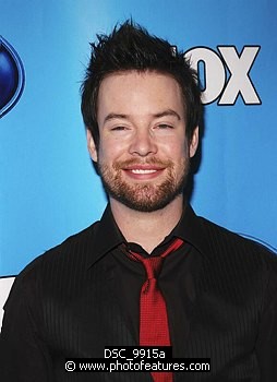 Photo of David Cook at the 2008 American Idol Final Show at the Nokia Theatre in Los Angeles, May 20th 2008.<br>Photo by Chris Walter/Photofeatures , reference; DSC_9915a
