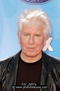 Photo of Graham Nash at the American Idol Season 7 Grand Finale on May 21, 2008 at Nokia Theatre in Los Angeles.<br>Photo by Chris Walter/Photofeatures , reference; DSC_0057a