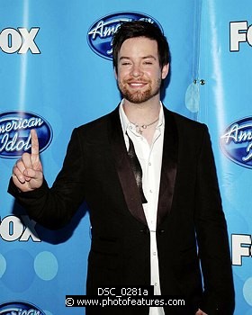 Photo of David Cook at the American Idol Season 7 Grand Finale on May 21, 2008 at Nokia Theatre in Los Angeles.<br>Photo by Chris Walter/Photofeatures , reference; DSC_0281a