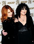 Photo of Nancy Wilson and Ann Wilson oh Heart at the 2009 ASCAP Pop Awards at the Renaissance Hotel in Hollywood, April 22, 2009.<br>Photo by Chris Walter/Photofeatures.
