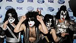 Photo of Kiss - Tommy Thayer, Paul Stanley, Eric Singer and Gene Simmons  at the 2009 American Idol Finale at the Nokia Theatre in Los Angeles, May 20th 2009.<br>Photo by Chris Walter/Photofeatures