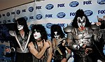 Photo of Kiss - Tommy Thayer, Paul Stanley, Eric Singer and Gene Simmons  at the 2009 American Idol Finale at the Nokia Theatre in Los Angeles, May 20th 2009.<br>Photo by Chris Walter/Photofeatures