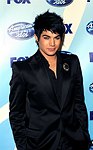 Photo of Adam Lambert at the 2009 American Idol Finale at the Nokia Theatre in Los Angeles, May 20th 2009.<br>Photo by Chris Walter/Photofeatures