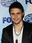 Photo of Kris Allen at the 2009 American Idol Finale at the Nokia Theatre in Los Angeles, May 20th 2009.<br>Photo by Chris Walter/Photofeatures