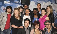 Photo of 2010 America Idol Top 12. Top 12 Finalists at Industry Club in Hollywood, March 11th 2010. Tim Urban, Didi Benami, Michael Lynche, Casey James, Siobhan Magnus, Crystal Bowersox, Aaron Kelly, Paige Miles, Katie Stevens , Lee Dewyze, Lacey Brown and Andrew Garcia.<br>Photo by Chris Walter/Photofeatures<br><br>