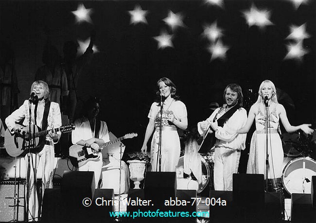 Photo of ABBA for media use , reference; abba-77-004a,www.photofeatures.com