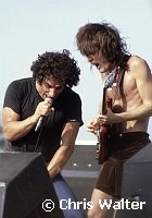 AC/DC 1980 Brian Johnson and Angus Young<br> Chris Walter<br>
