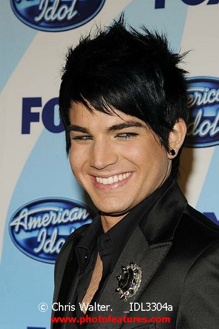 Photo of Adam Lambert for media use , reference; _IDL3304a,www.photofeatures.com