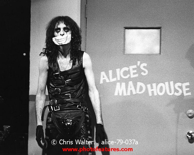 Photo of Alice Cooper for media use , reference; alice-79-037a,www.photofeatures.com