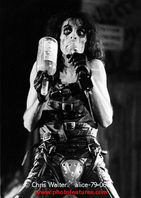 Photo of Alice Cooper for media use , reference; alice-79-060a,www.photofeatures.com