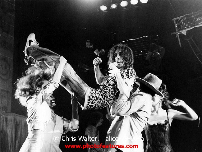 Photo of Alice Cooper for media use , reference; alice-79-064a,www.photofeatures.com