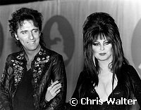 Alice Cooper 1984 with Elvira at Grammy Awards<br> Chris Walter<br>