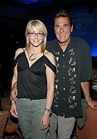 Photo of Chuck Woolery and Kim Baines