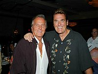 Photo of Pat Boone and Chuck Woolery