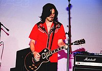 Photo of Gilby Clarke<br>at the 9th Annual Alice Cooper Celebrity Golf Tournament in Scottsdale, Arizona, May 1st 2005.  Photo by Chris Walter/Photofeatures.