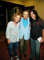 Photo of Jack Bladesof Damn Yankees and Night Ranger, actor Dennis Hopper and Alice Cooper<br>at the 9th Annual Alice Cooper Celebrity Golf Tournament in Scottsdale, Arizona, May 1st 2005.  Photo by Chris Walter/Photofeatures.