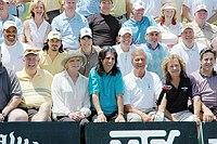 Photo of Elke Sommer, Alice Cooper, Pat Boone and Jack Blades at the 9th Alice Cooper Golf Tournament in Scottsdale to benefit his Solid Rock Foundation Charity, May 2nd 2005. phoo by Chris walter/Photofeatures.