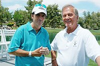Photo of Alice Cooper and Pat Boone at the 9th Alice Cooper Golf Tournament in Scottsdale to benefit his Solid Rock Foundation Charity, May 2nd 2005. phoo by Chris walter/Photofeatures.