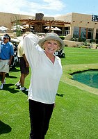 Photo of Elke Sommer at the 9th Alice Cooper Golf Tournament in Scottsdale to benefit his Solid Rock Foundation Charity, May 2nd 2005. phoo by Chris walter/Photofeatures.