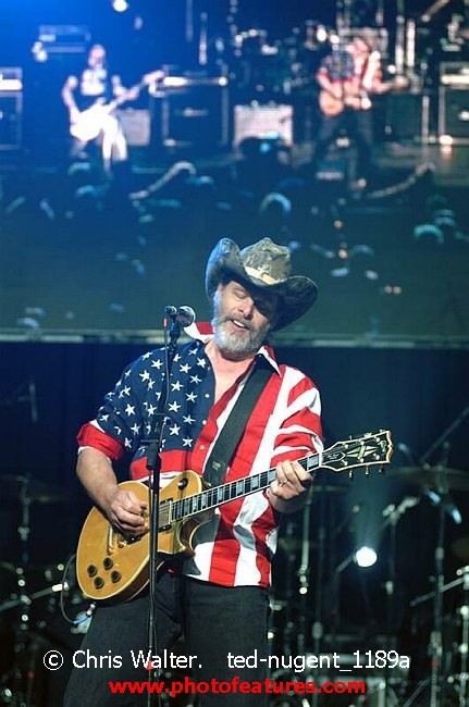 Photo of Alice Pudding 2004 for media use , reference; ted-nugent_1189a,www.photofeatures.com