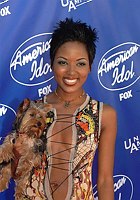 Christina Christian<br>at the finals of the second series of &quotAmerican Idol' at Universal Amphitheatre.