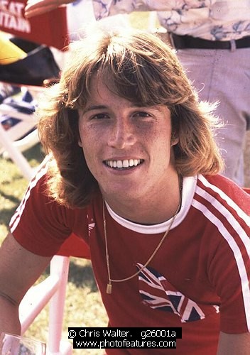 Photo of Andy Gibb by Chris Walter , reference; g26001a,www.photofeatures.com