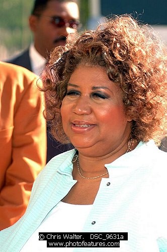 Photo of Aretha Franklin by Chris Walter , reference; DSC_9631a,www.photofeatures.com